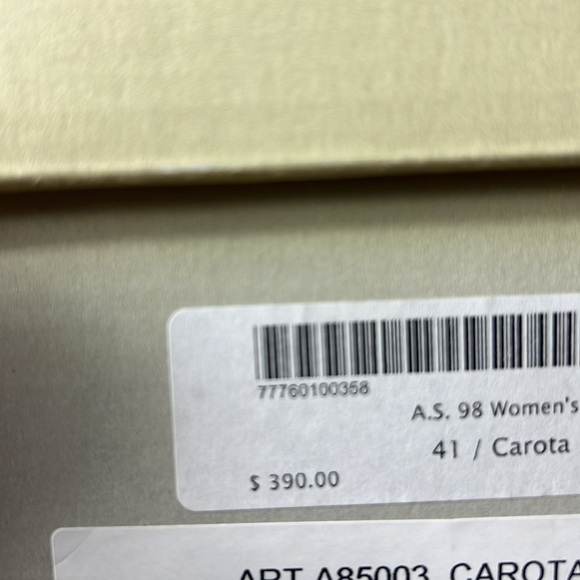 A.S. 98 Women's Bertrand Genuine Leather Carota Sandal boots Size EU 41 US 10 - Picture 15 of 15